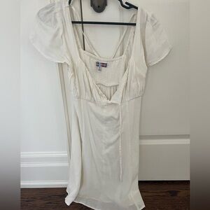 Urban outfitters cream mini dress